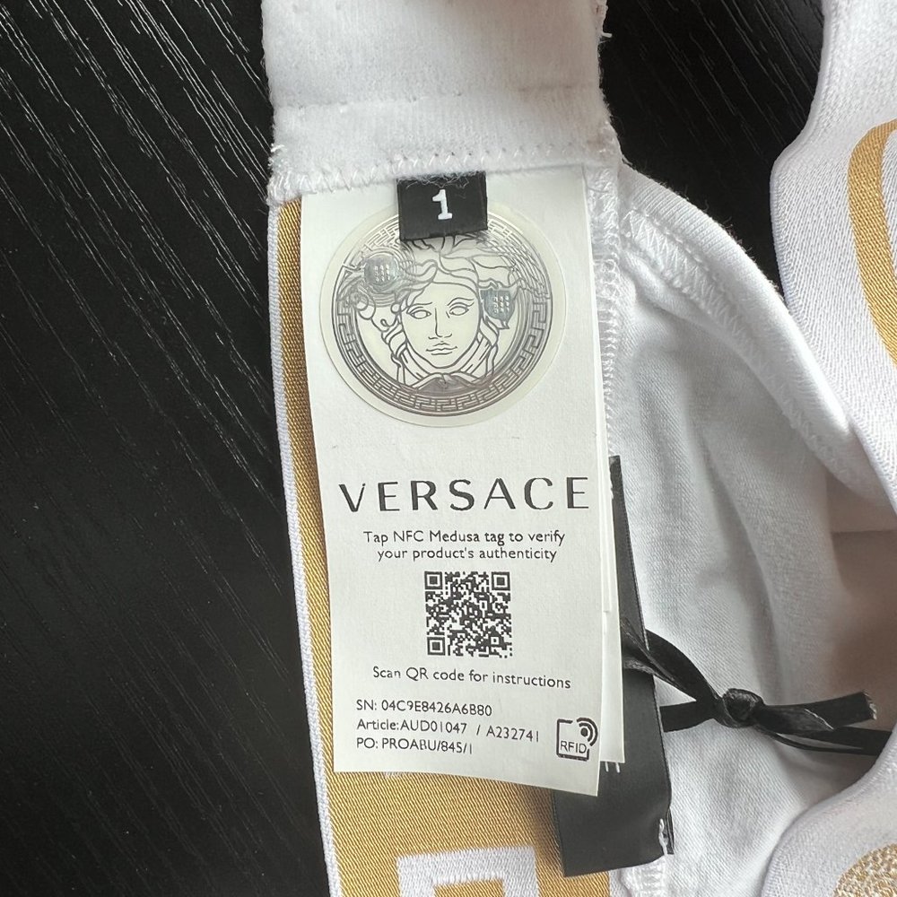 Versace Greca Border Medusa Bralette - Picture 4 of 6